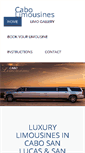 Mobile Screenshot of cabolimousines.com